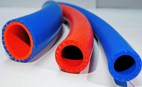 Oil resistant silicone hose