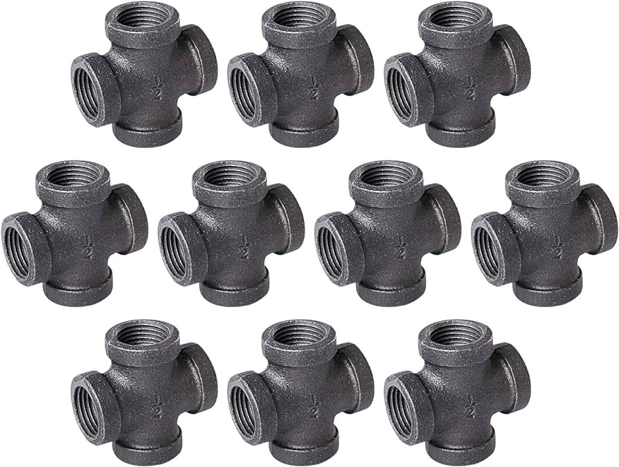 black iron pipe and fittings